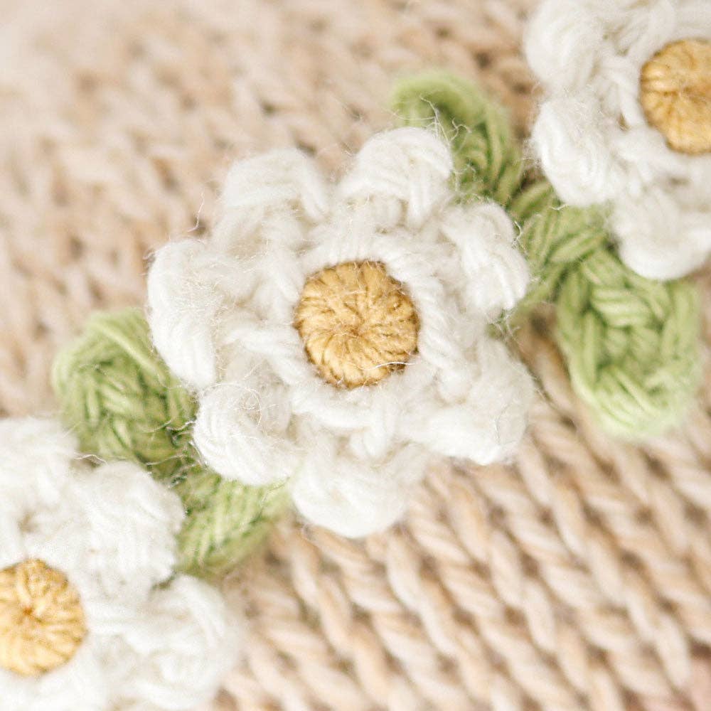 Baby honey bear (ivory floral)