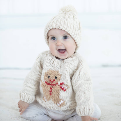 Gingerbread Sweater for Baby & Toddler: 0-6 months