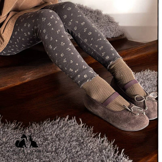 Annie & Charles® Leggings FLOWERS, organic cotton