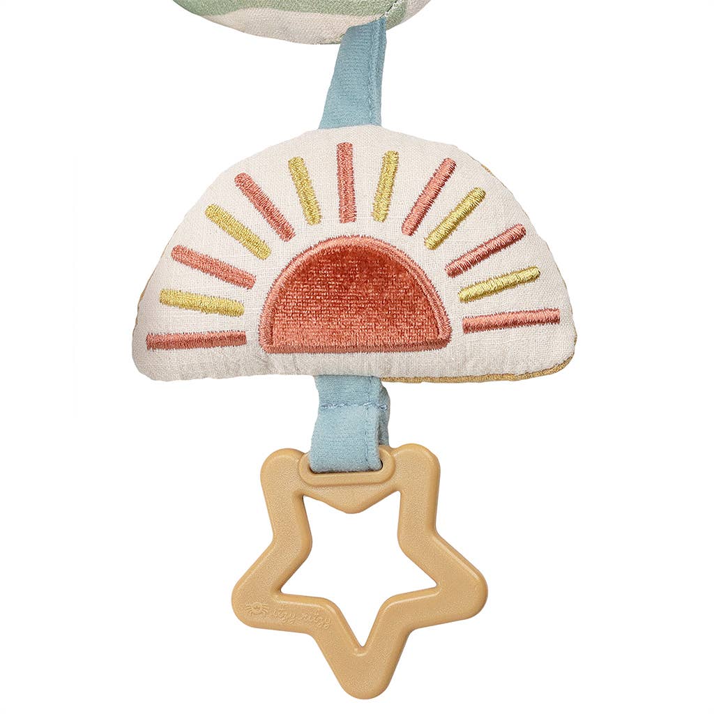 Itzy Bitzy Spiral Car Seat Activity Toy: Farm