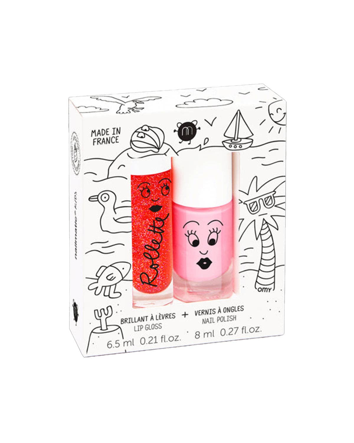 Nail Polish and Lip Gloss Set for Kids HOLIDAYS