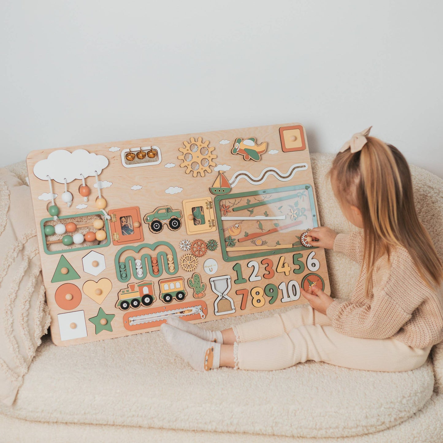 Busy Board XXL: Pastel Rainbow / Yes