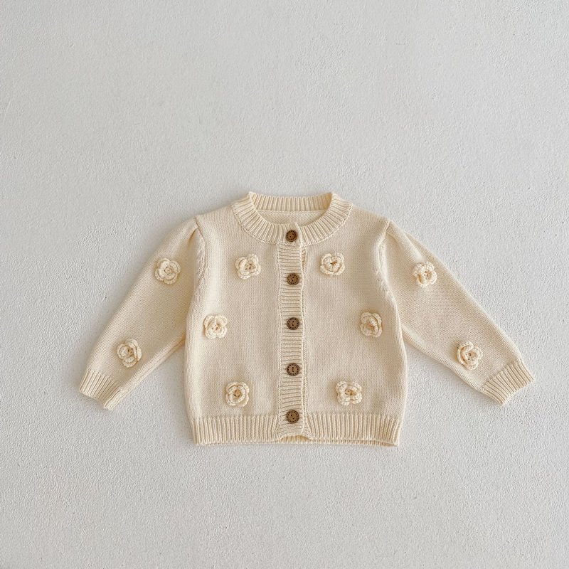 Annie & Charles® knitted jacket FLOWERS