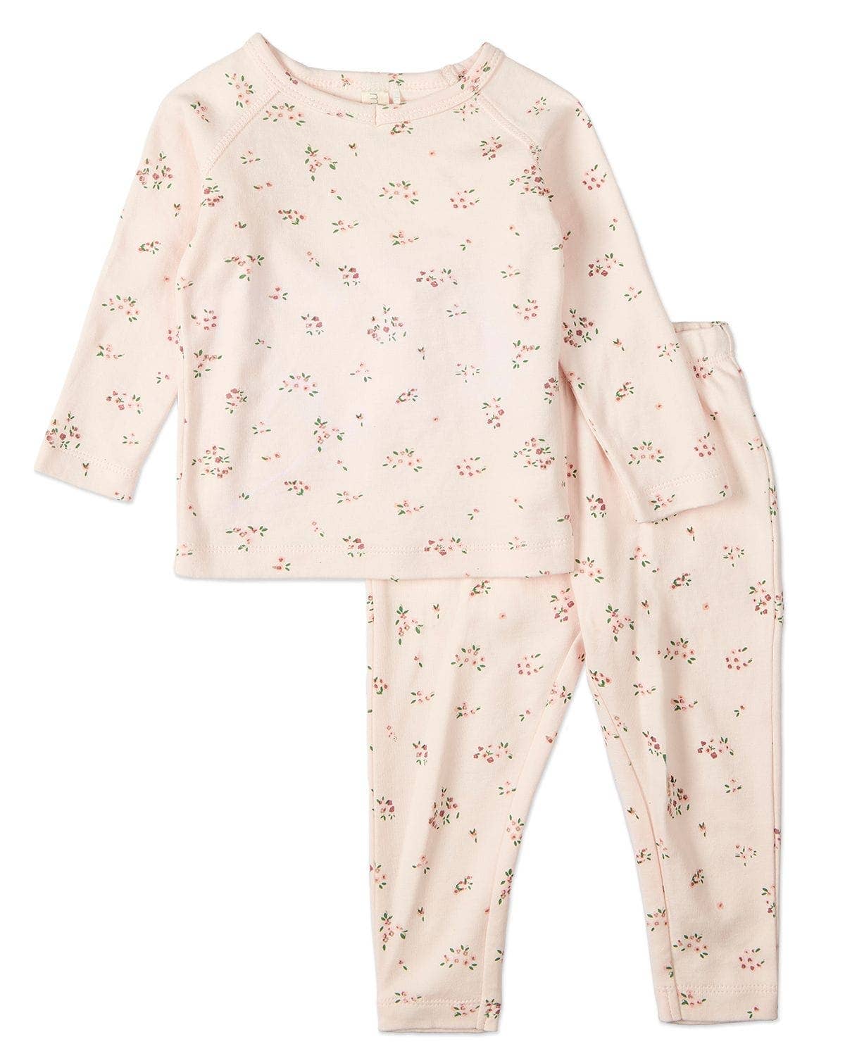 Cameo Florals 2 Pc Pajama Set: Soft Pink / 2