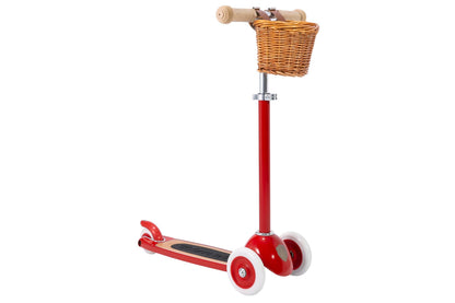 BANWOOD 3-WHEEL SCOOTER VINTAGE - RED