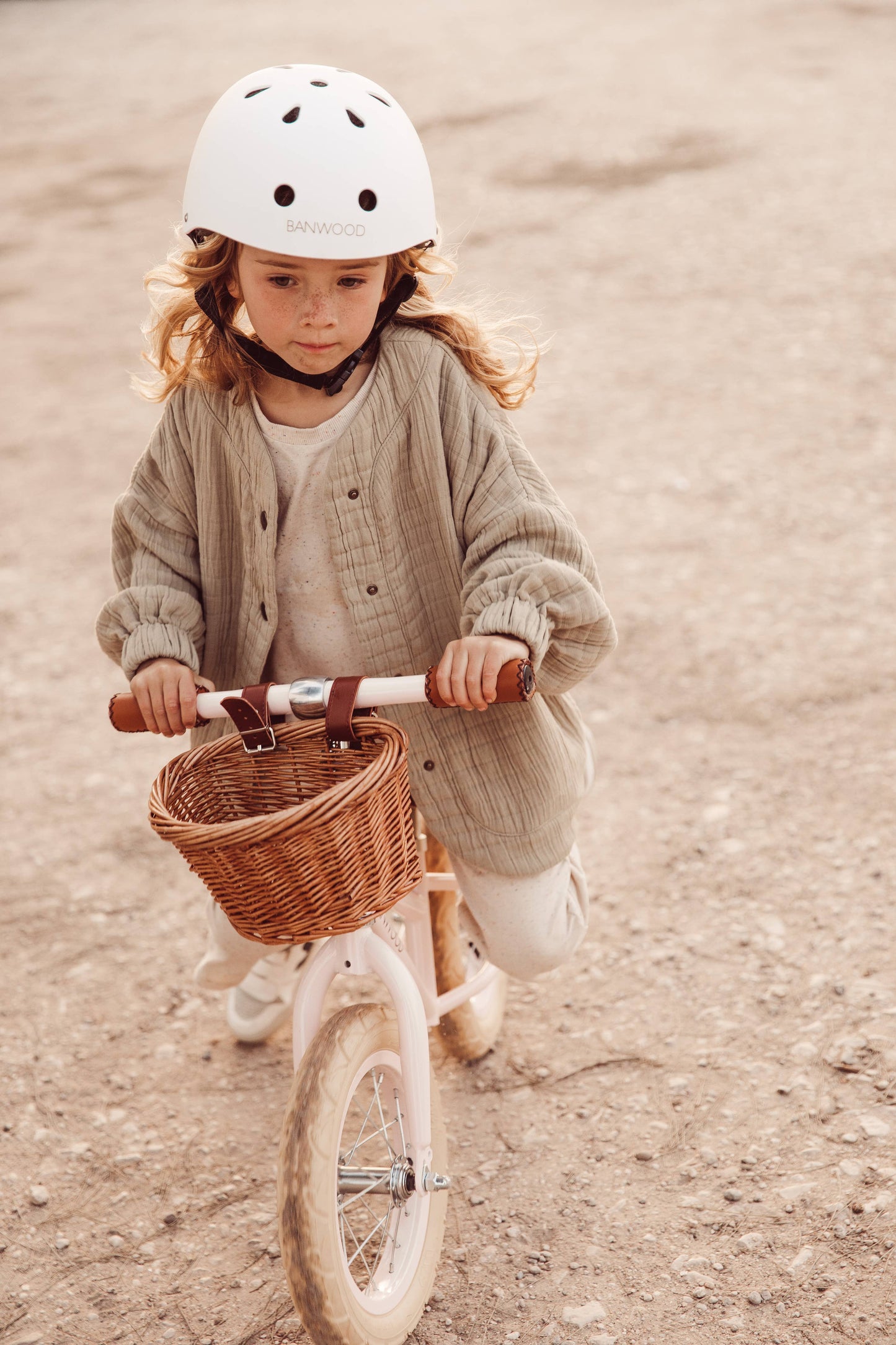 BANWOOD BALANCE BIKE FIRST GO VINTAGE - CREAM