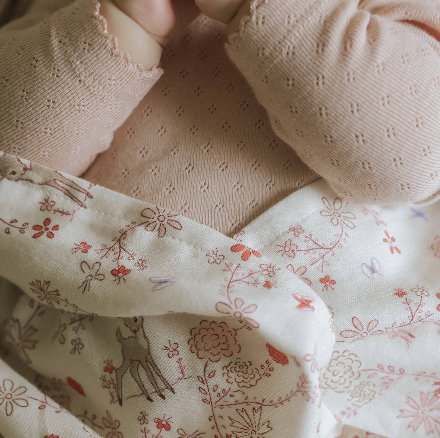 Into The Woodlands Swaddle - Ivory