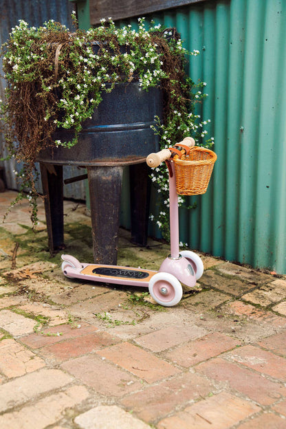 BANWOOD 3-WHEEL SCOOTER VINTAGE - DUSTY PINK