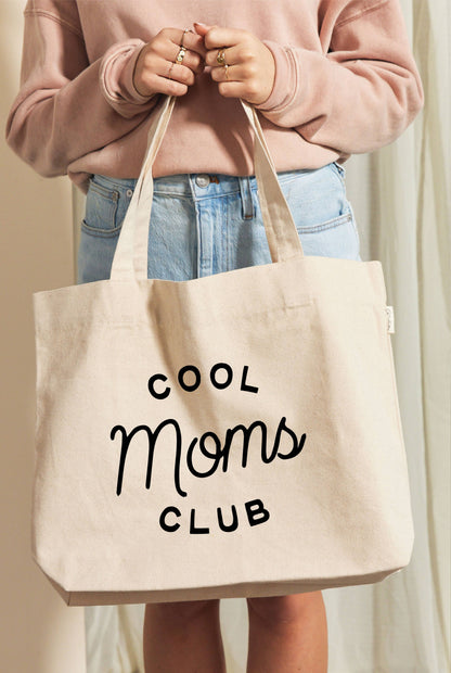 COOL MOMS CLUB  Canvas Tote Bag