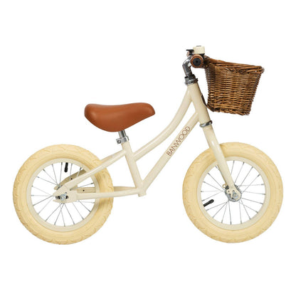 BANWOOD BALANCE BIKE 12" FIRST GO VINTAGE - CREAM