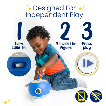 Luna StoryTime Projector – Classic Pink Starter Set