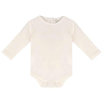 Excavator Truck Embroidered Baby Overall Set -Organic Cotton: Oat Heather / 3-6M