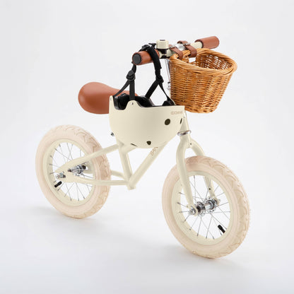 BANWOOD BALANCE BIKE & HELMET SET - CREAM