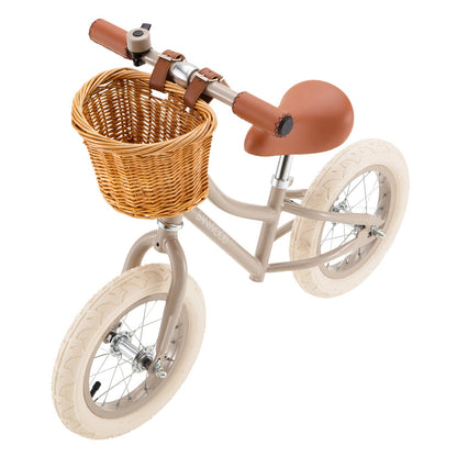 BANWOOD BALANCE BIKE 12" FIRST GO VINTAGE - BEIGE
