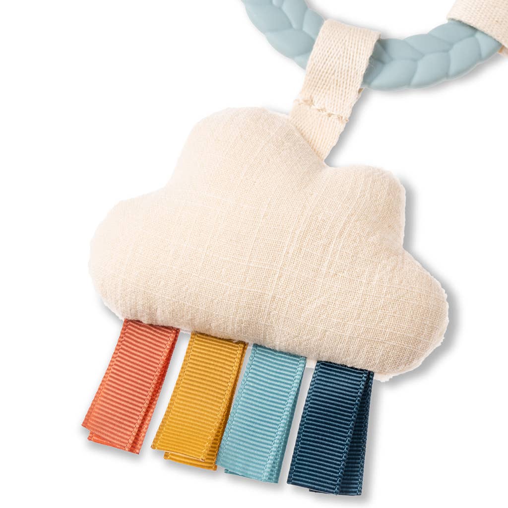 *NEW OPTION* Bitzy Busy Ring™ Teething Activity Toy: Rainbow
