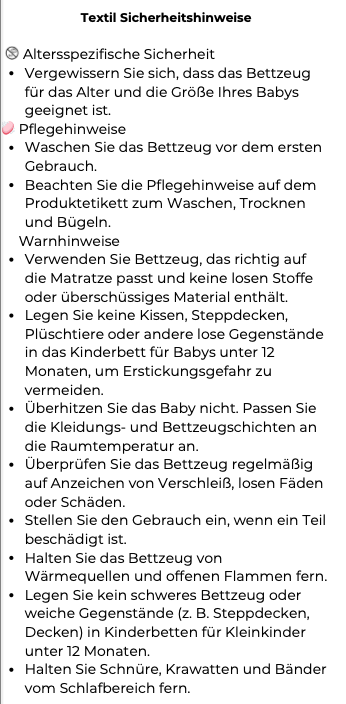 MOLN Bettbezug