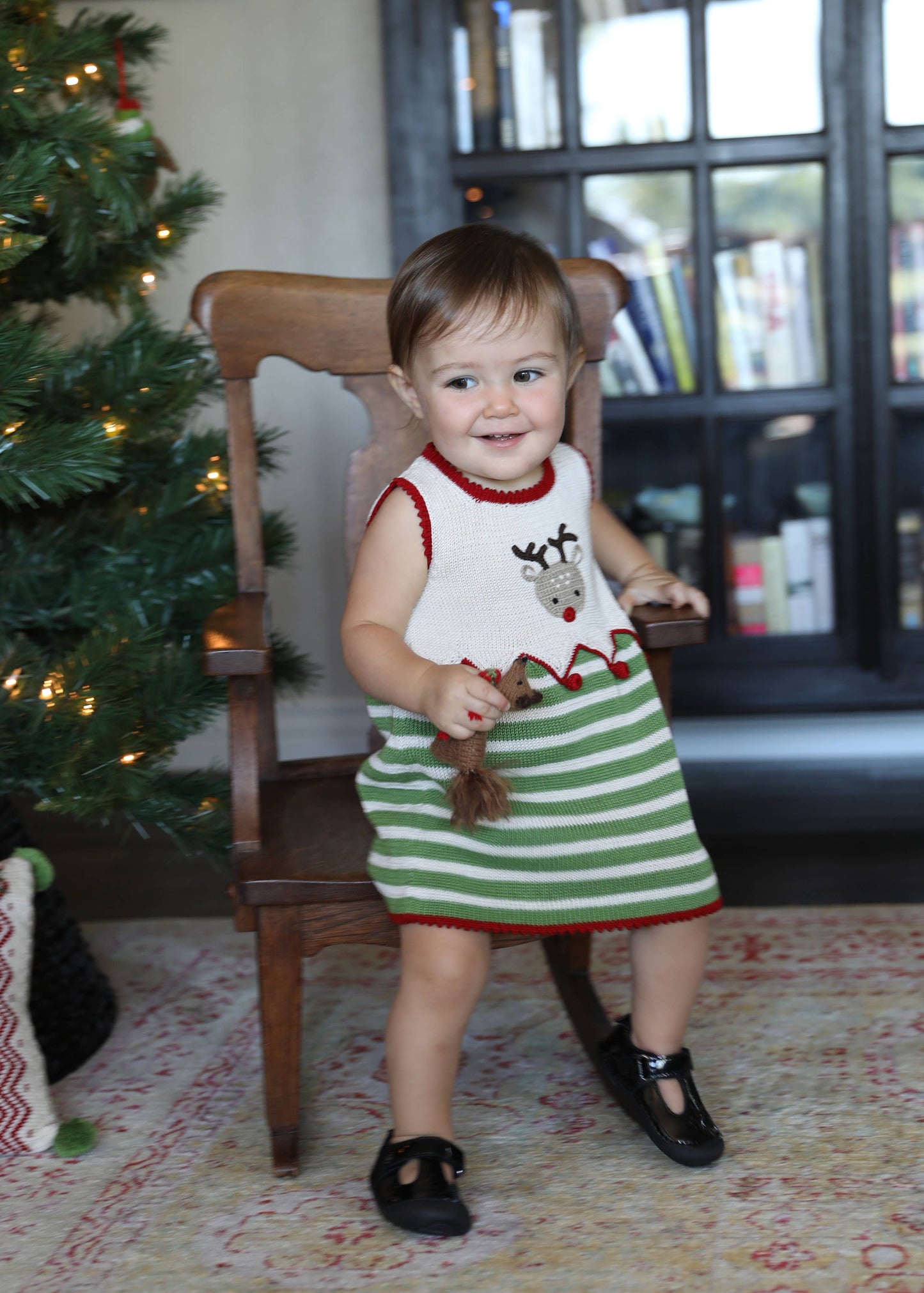 Reindeer Dress: 3T/4T