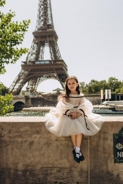 Coco-Caramel Tulle Dress: 8 Years