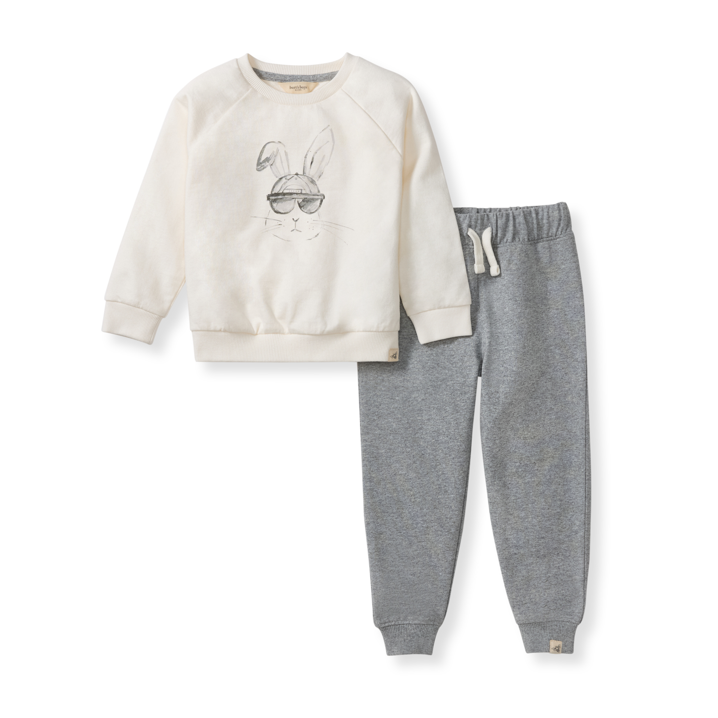 Hip Hop Bunny Sweatshirt & Pants Set: 4T