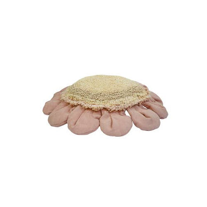Floor cushion Pink Daisy: Ø 2' 4"