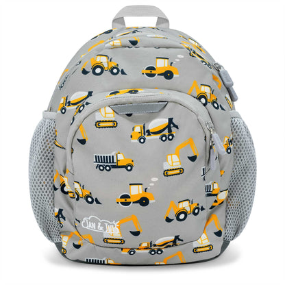 Grey Construction | Little Xplorers Mini Preschool Backpack
