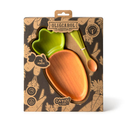 Cathy the Carrot Plate & Spoon Set
