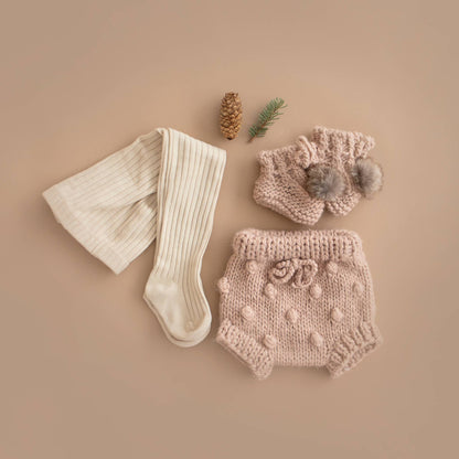 Tights Oat | Girls Cotton Kids Clothing Baby Spring Summer: Small 12-24 m