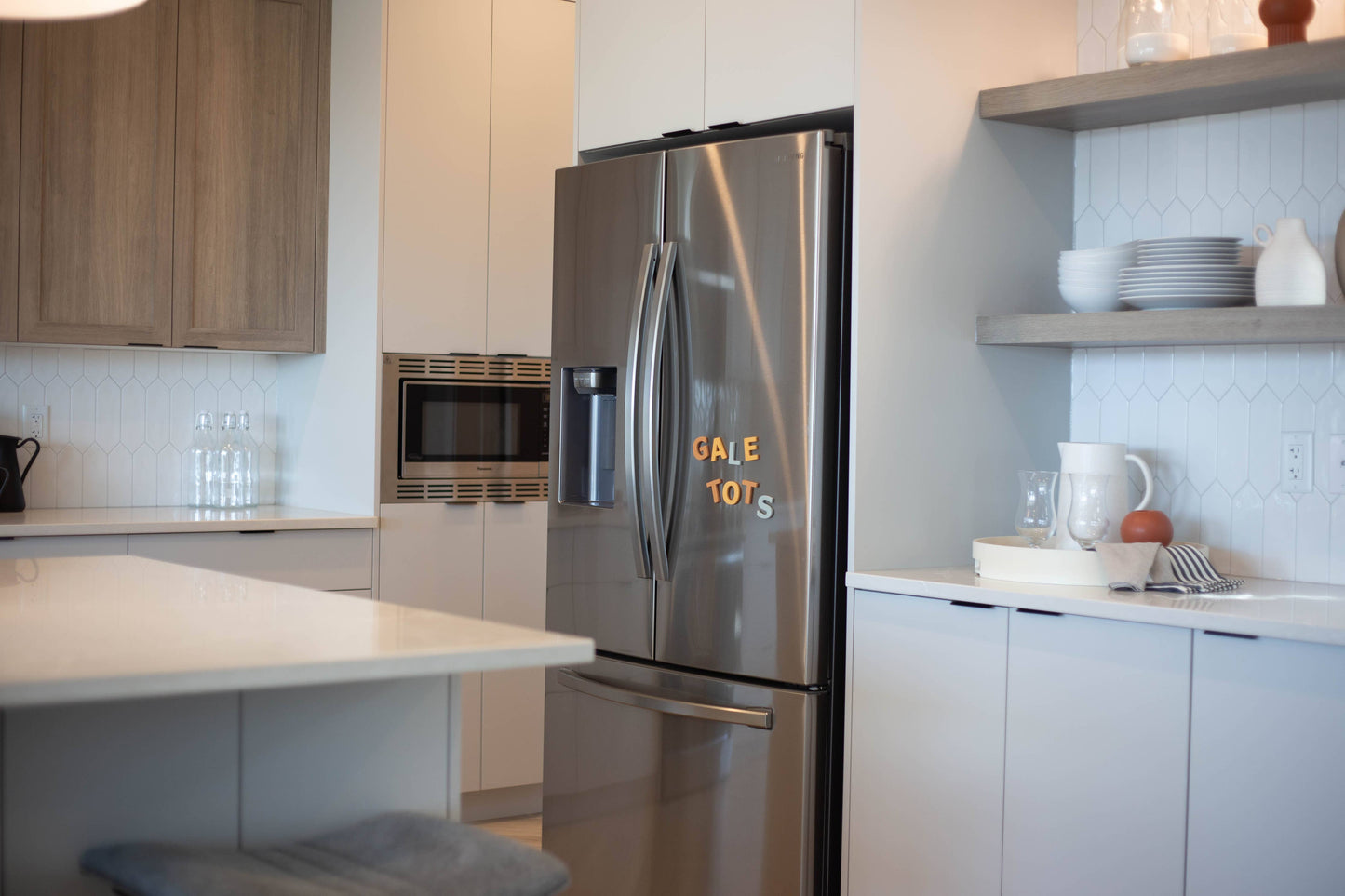 135 Pcs Magnetic Letters and Numbers (Boho Pastels)