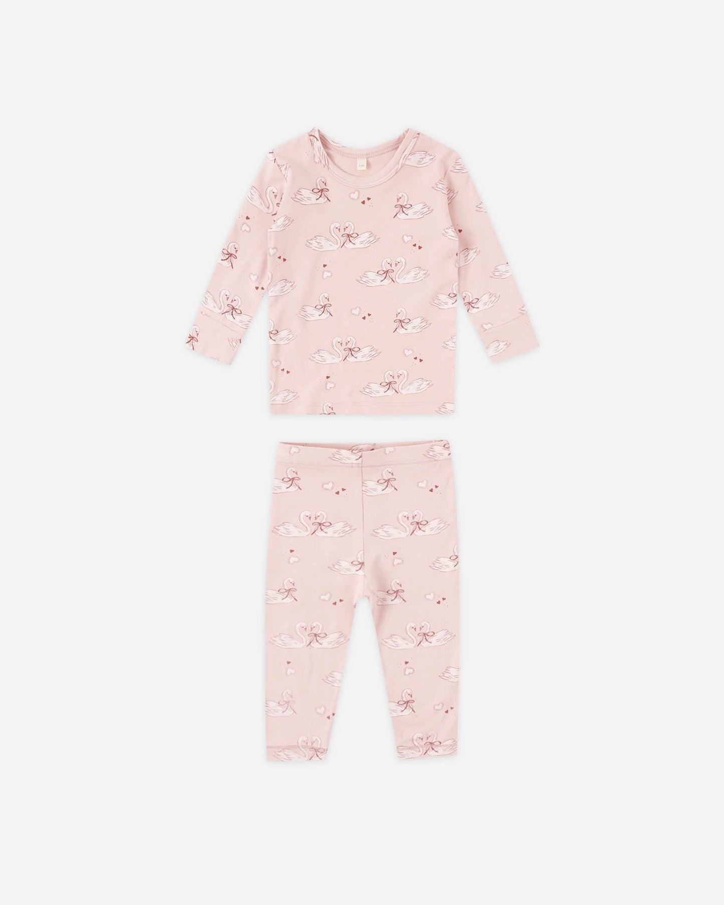 Bamboo Pajama Set - Swans