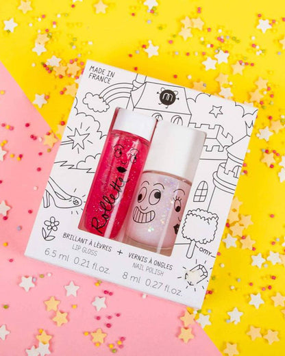 Nail Polish and Lip Gloss Set for Kids FAIRYTALES