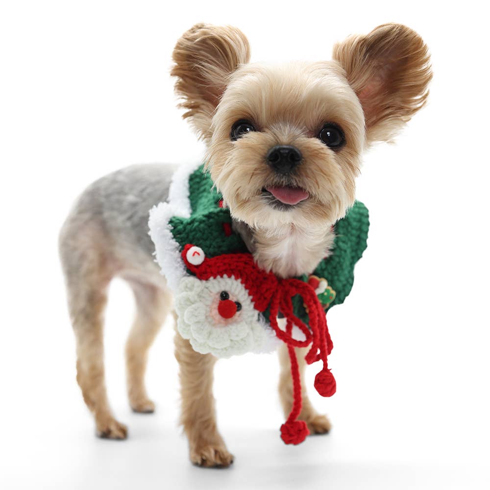 Santa Crochet Collar Scarf: S