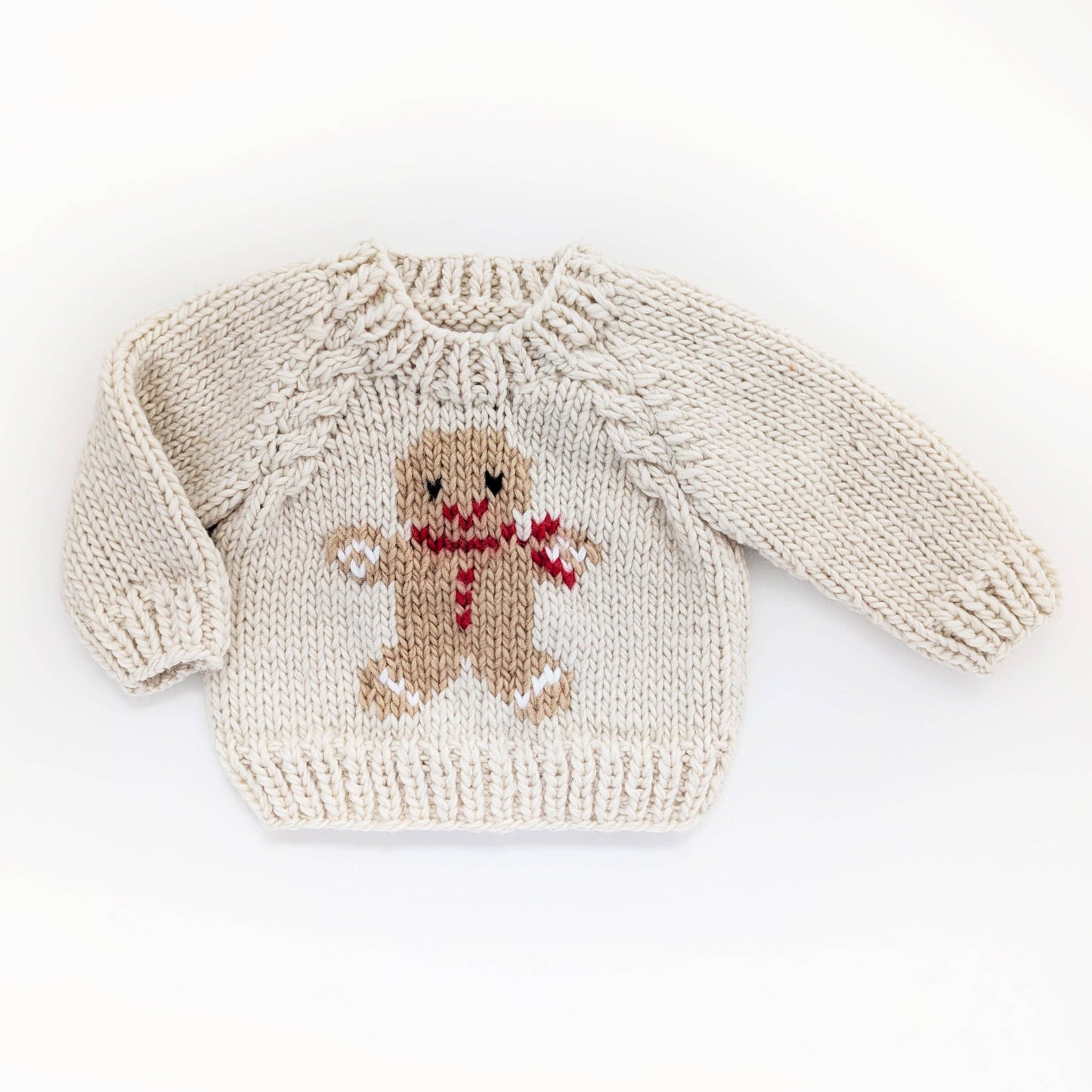 Gingerbread Sweater for Baby & Toddler: 0-6 months