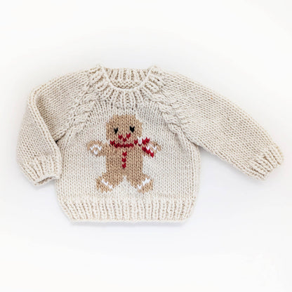 Gingerbread Sweater for Baby & Toddler: 0-6 months