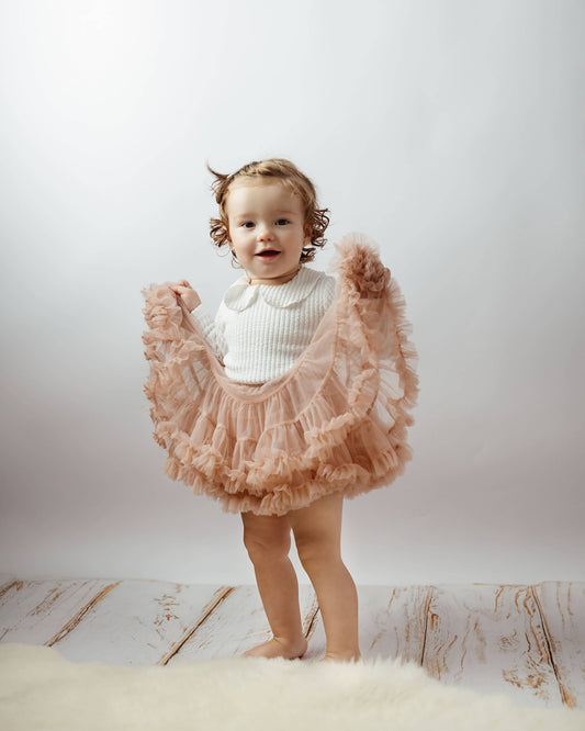 Annie & Charles® tulle skirt: Blush