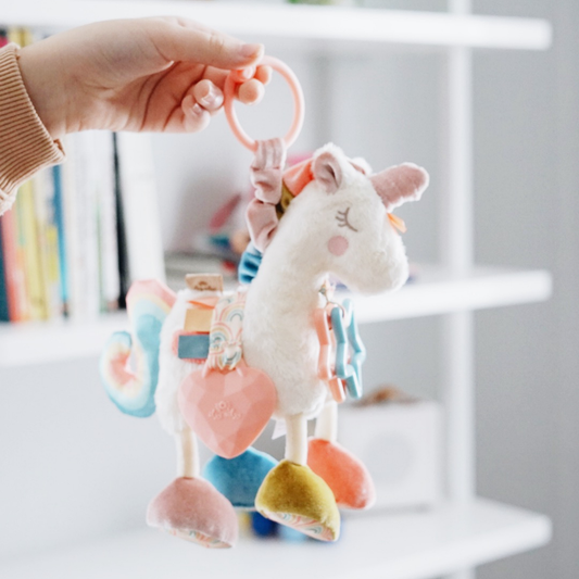 Link & Love™ Teething Activity Toy: Unicorn