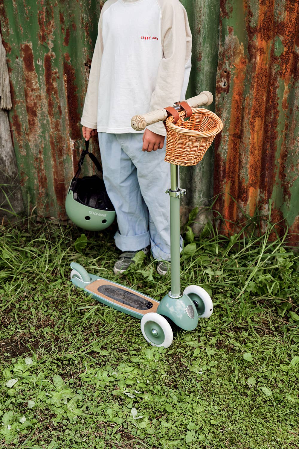 BANWOOD 3-WHEEL SCOOTER VINTAGE - FOREST