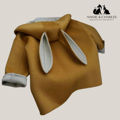 Annie & Charles® Wool Coat RABBIT: Beige