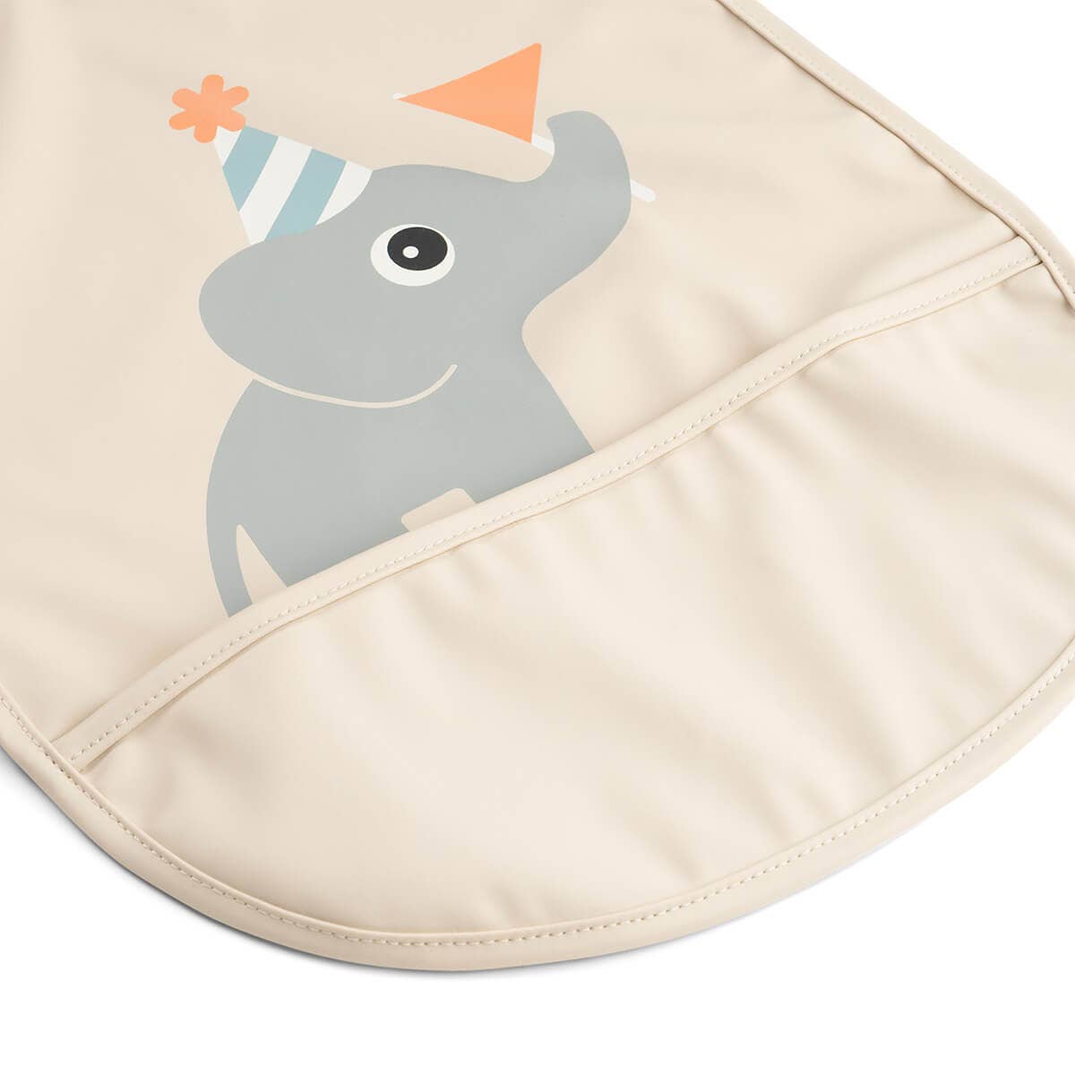 Bib w/velcro Celebration Sand