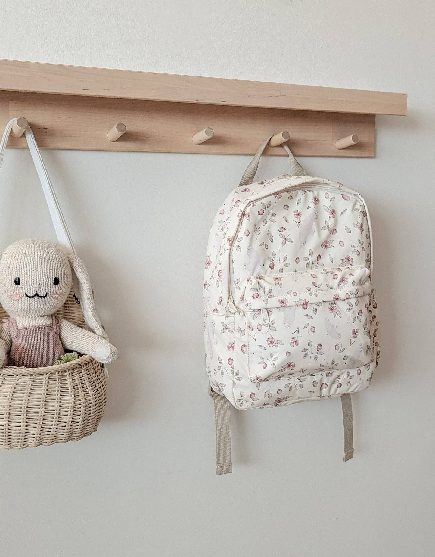 Mini Backpack - Flowers and birds - Menoum Menoum