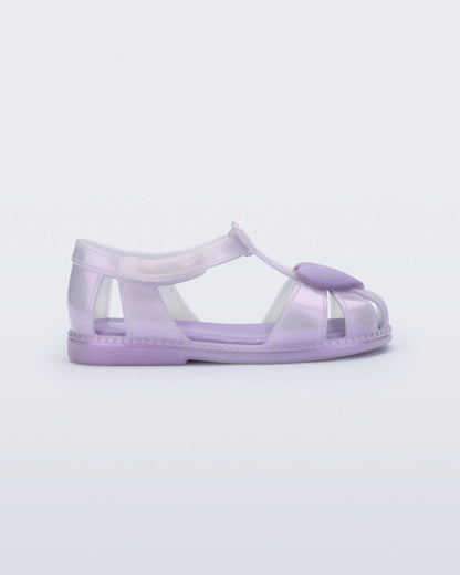 Mini Melissa Hip Heart Baby Ballerinas: Lilac