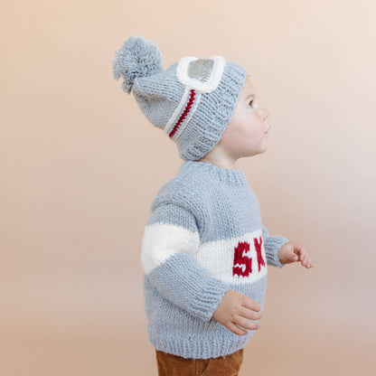 Ski Goggles Beanie, Bowie Grey Baby Kids Adult Snowboard Hat: M; 2-5Y