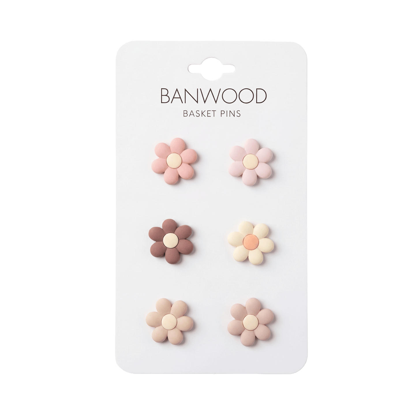 BANWOOD BASKET PINS - FLOWER