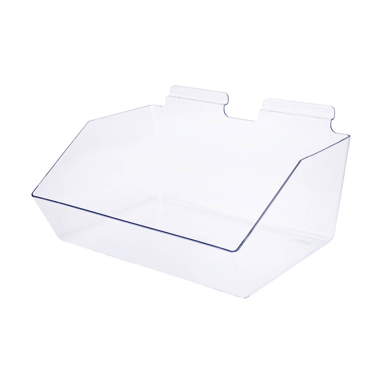 12"W X 5½"D X 9½"H Clear Plastic Dump Bin