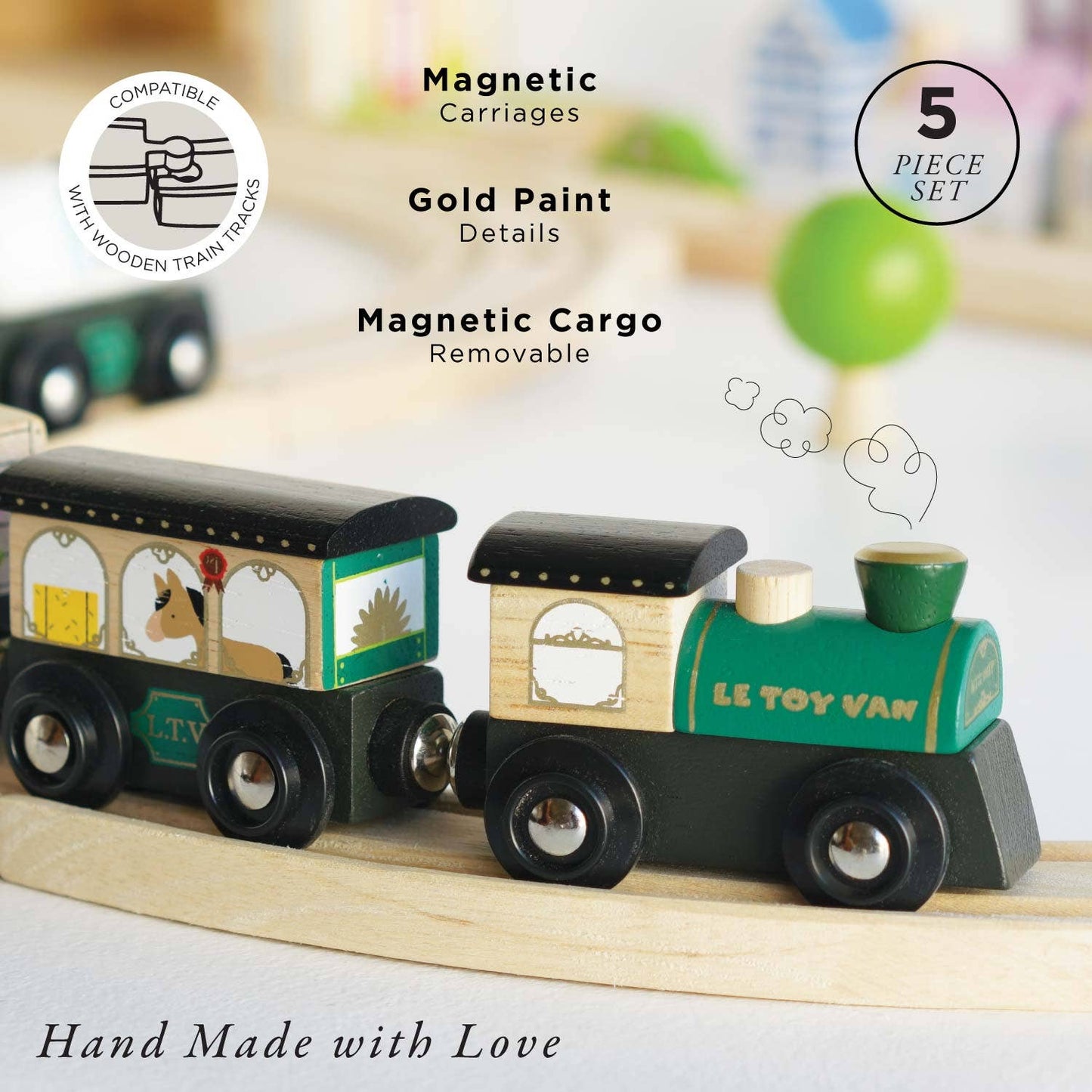 Great Green Train & Goods Wagons