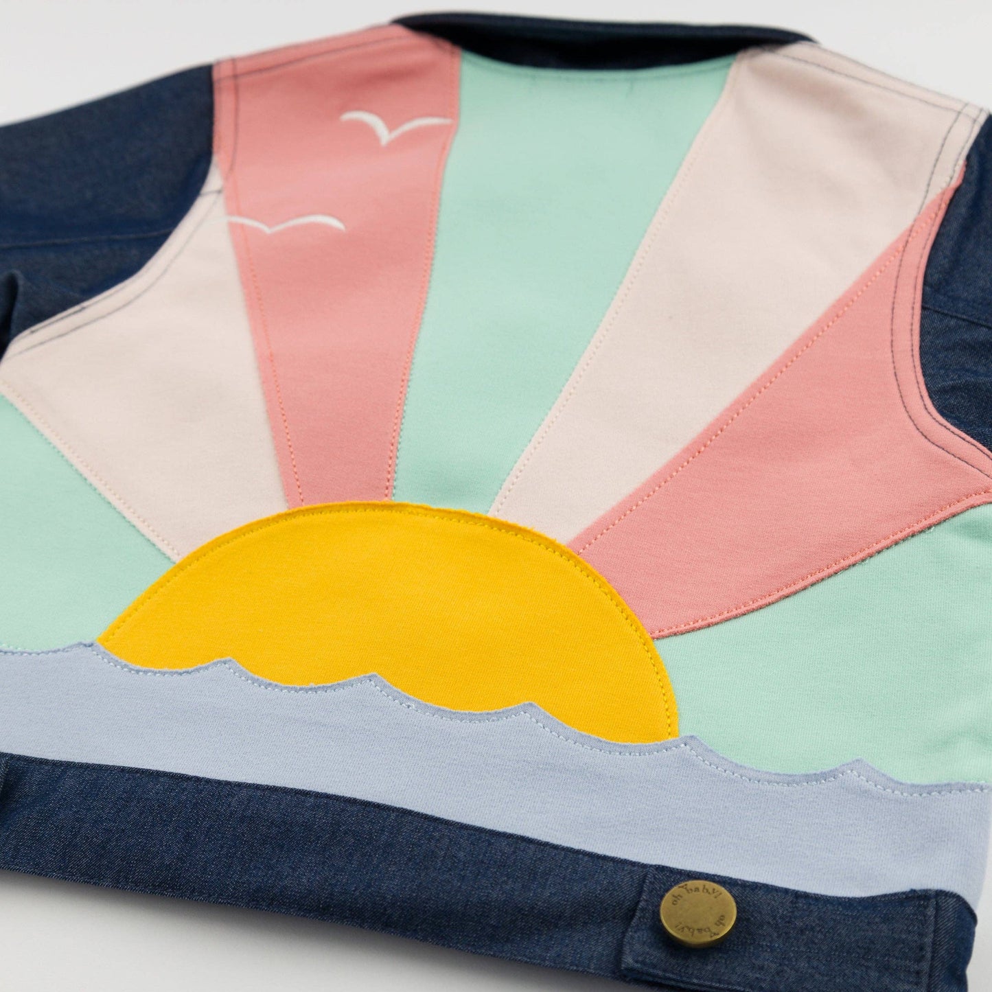 Sunrise Dylan Lyocell Denim Jacket: Dark Wash / 18-24 mo