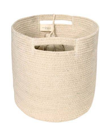 Basket Leaf Natural: 1' x 1' x 1'