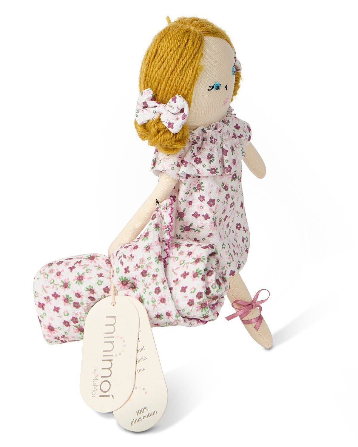 Mini Luna Doll Security Blanket: Winter White / One Size
