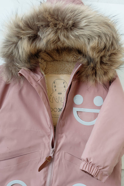 Warm Waterproof & Snowproof Kids' Winter Coat (Pink)
