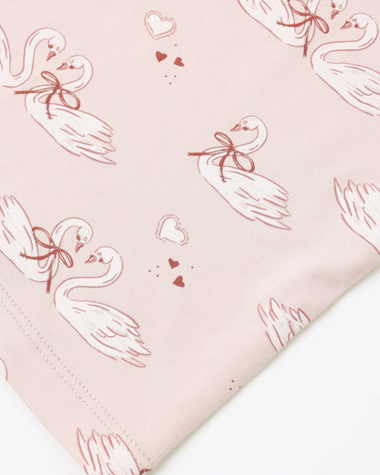 Bamboo Pajama Set - Swans