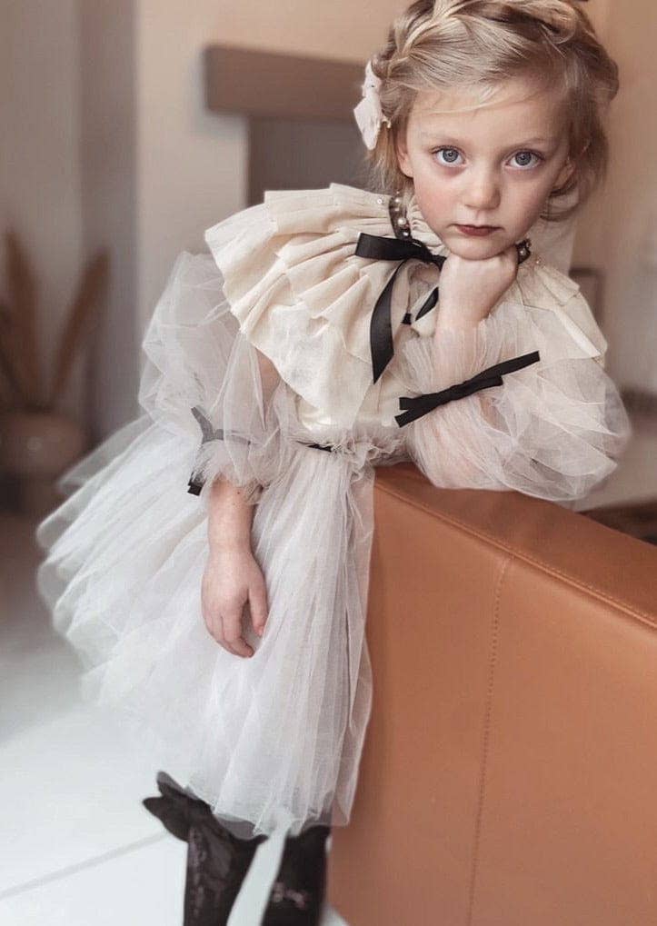 Coco-Caramel Tulle Dress: 4 Years